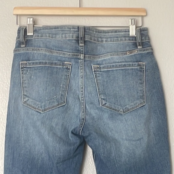 KanCan Mid-Rise Distressed Skinny Jeans STYLE # SP1324-2 Size 28 - Picture 5 of 9